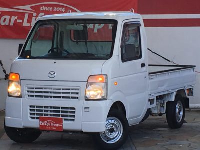 スクラムトラック オートマチック車 ☆荷台シート&ロープ付き☆