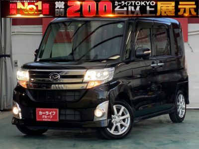 タント　カスタムＸ　☆人気のＬＡ600タント黒！！　乗り降り楽々 両側スライドドア　左センターピラーレス＆パワースライドドア☆　エコアイドル装備でお財布と環境に優しいモデルです(^^)/　