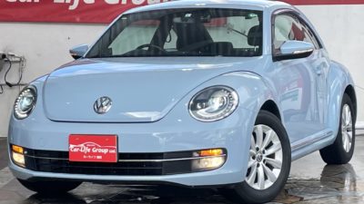 ＶＷ　ザ・ビートル　   ✨💐春のキャンペーン！価格破壊⚡対象車両💐✨　⚡🌸170万➡160万🌸⚡  ☆デザイン・ワンオーナー車☆カーライフグループ・初入庫輸入車！！明るく人気色・デニムブルー！！７速ＡＴ・ターボ車！マニュアルモード搭載で軽快なシフトチェンジも可能！！安心安全・前後レーダー探知機付☆クラシックとスポーティーさも備え合わせる人気のニュースタイル！！☆総合評価優良車☆