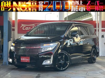 エルグランド　２５０　ハイウェイスター　✨内外装美車&両側スライド左側パワスラ&２列目キャプテンシート&コンビレザーシート✨　純正HDDナビ地デジフルセグ走行中視聴可！！クスコ製車高調&社外２０インチAWで街乗り～高速走行迄安定してます！！HIDヘッドライト&社外LEDフォグ&社外テールランプ装備で夜間走行の見た目も一味違います(^_-)-☆