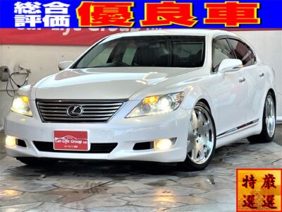 LEXUS  LS     レクサス　ＬＳ４６０　☆バージョンＣ・中期型☆ローダウンカスタム高級セダン再入庫！　機能充実の純正マルチナビ地デジフルセグ！！📣レクサスプレミアムサウンドシステム搭載📣！！社外２０インチＡＷ＆新品タイヤ装着！！☆内外装美車✨総合評価優良車✨車検２年付✨