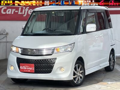 パレットＳＷ　☆ＴＳ・ターボ　両側パワースライドドアー☆　ハイトワゴンターボ車・続々入庫！！月々２万円台～ＯＫ！！メディア充実ナビ！！Ｂｌｕｅｔｏｏｔｈ・ＴＶ内蔵！駐車も楽々・バックカメラ！！ドライブレコーダーで安心録画！！内外装程度良好！！☆外装仕上済☆車検２年付☆