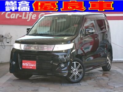 ワゴンR　スティングレー　T　☆総合評価優良車☆　ターボとパドルシフトで走り快適！！！　HIDプロジェクターヘッド　小回り抜群で通勤にお買い物にも大活躍！！　☆車検2年付き☆　月々2万円台です♪♪♪