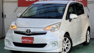 RACTIS　ラクティス　1.5X　★車検2年付★　★総合評価優良車★　人気のトヨタのコンパクトカー♪　サイズ感もちょうどよくて取り回しもラクラク！！！　純正フルエアロ付きで見た目のカッコよさも抜群です(*^-^*)希少な純正ナノイードライブシャワー付で車内の空気まで快適に致します！！　★納車時タイヤ4本新品付き！★　✨✨月々1万円台～✨✨