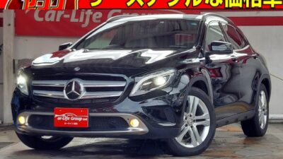 ベンツ　GLAクラス　GLA180　☆総合評価優良車☆　コンパクトSUVモデル　ターボで走りも快適♪♪♪　ESP　衝突防止アシストプラス　アテンションアシストなどの安全装備充実　室内もホワイトハーフレザーシートでオシャレ♪♪♪　車検もタップリ付いてます♪♪♪