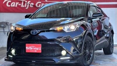 C-HR　★Ｓ・ハイブリッド★　福岡店初入庫車両！！人気のコンパクトＳＵＶタイプ！！ＴＲＤフロントハーフスポイラー・デイライト付！！リアディフューザー装着済！！ハイブリッドで燃費３０．２／Ｌを実現！！イクリプスＳＤナビ・Ｂｌｕｅｔｏｏｔｈ・フルセグ内臓！！トヨタセーフティーセンス装備車両！！安全機能もＯＫ！！レーダークルーズコントロール・高速も追尾式で楽々運転！！納車時新品タイヤ装着☆総合評価優良車☆🎥＂高画質ムービー有▶　車検2年付き納車プラン対応可☆彡　