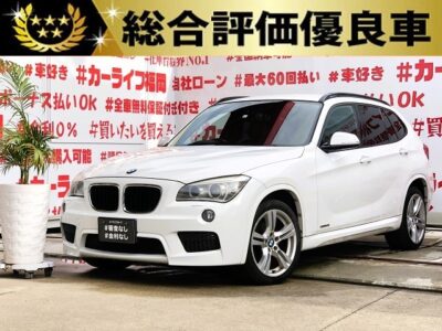 BMW　Ⅹ1　Ｓ-Drive　１８i　Mスポーツ　☆☆後期型☆☆　✨総合評価優良車✨　👀見た目もカッコイイ人気のX1Mスポーツ入庫です！！純正HDDナビ地デジフルセグ&ミラーＥＴＣ&バックカメラ装備充実でドライブが楽しくなります( ^)o(^ )レザー調シートカバー！！内外装共に一味違う装備のMスポーツ見た目も美車な車輌(^_-)-☆✨🚗福岡店専用HPでも在庫確認可能‼✨ 【carlifegroup.fukuoka.jp/】で検索🕵️‍♂️