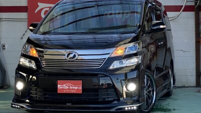 VELLFIRE　ヴェルファイア　2.4Ｘ　4WD   ✨ROWEN製フルエアロ！４本出しマフラー！ドレスアップカー！✨　🌈後期型🌞　ALPINE9インチSDナビ（CD、DVD、SD、地デジフルセグTV走行中可、Bluetooth）&ALPINEフリップダウンモニター　バックカメラ&ＥＴＣ付き(^^♪　夜間でも明るいＨＩＤヘッドライト&ＨＩＤフォグ！　乗り降りしやすい両側パワースライドドア！　足回りにはＢＲＩＴＺ製車高調装着！　車高調なので車高の上げ下げ自由自在！　