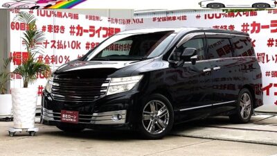 ELGRAND    エルグランド　ライダー　＂黒クロスシートマニュアルシート＂【カスタム】　☆総合評価優良車☆　🌈8人乗りタイプ🌈　両側スライド＆左パワースライドで乗り降り楽々♪　ハーフレザーシート💺　助手席オットマン付💺カロッツェリアHDDナビ🗾ＤＶＤ💿Ｂｌｕｅｔｏｏｔｈ📞フルセグＴＶ内蔵型📺走行中映像視聴可能👀アルパインフリップダウンモニター付📺　AUTECH18インチＡＷ！！🌈月々３万円台～ＯＫ💎車検２年付💎🚗福岡店専用HPでも在庫確認可能‼✨ 【carlifegroup.fukuoka.jp/】で検索🕵️‍♂️