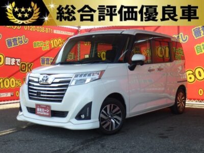 ROOMY　ルーミー　カスタムG S　✨総合評価優良車✨　ストラーダＳDナビ（フルセグTV走行中視聴可・Bluetooth・DVD・SD・CD）📺　ワンプッシュで開く両側パワースライドドアで乗り降り楽々🚪　高速道路での快適装備クルーズコントロール&ETC🎶　JC08モード燃費24.6km/ℓと驚きの低燃費🍃　夜間走行時に明るくて安心のLEDヘッドライト🌞　バックカメラ付ですので駐車時の視認性もバッチリです📹　🌛TOKYO店専用HPにて更新中❗ carlifegroup.tokyo.jpで検索🕵️‍♂️🌛《1年保証》