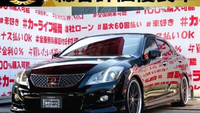 CROWN　クラウン　アスリート　ナビパッケージ　＂カスタムタイプ・スポーティーセダン＂ＴＥＩＮ車高調ローダウン＆Ｗｏｒｋ・シュバート２０インチＡＷ装着済み＂🔥ハーフ３点エアロ付きでボディの重厚感もＵＰ✨純正マルチＨＤＤナビ🗾ＤＶＤ💿Ｂｌｕｅｔｏｏｔｈ🎶📞フルセグＴＶ内蔵型📺走行中映像視聴可能👀ＨＩＤヘッド＆ＨＩＤフォグで真っ白な輝き💡嬉しい納車時新品タイヤ装着🌈車検２年付🌈総合評価優良車✨🚗福岡店専用HPでも在庫確認可能‼✨ 【carlifegroup.fukuoka.jp】で検索🕵️‍♂️