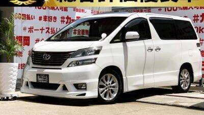 VELLFIRE　ヴェルファイア　3.5ZGエディション　総合評価優良車✨Wサンルーフ付き上級グレード✨　🔥豪華な装備多数🔥　助手席パワーシートオットマン付き&2列目オットマン付きエグゼクティブシート💺　荷物の出し入れ&乗り降りのラクチンな両側パワスラ・パワーバックドア🚪　駐車時ラクチンなバックカメラ付き✨　プレミアムサウンドシステム上品な音質👑　✨車検2年付✨福岡店専用HPでも在庫確認可能‼✨ 【carlifegroup.fukuoka.jp/】で検索🕵️‍♂️