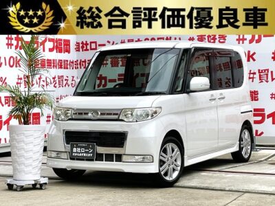 TANTO CUSTOM　　タントカスタム　Vセレクション　ターボ　【総合評価優良車】《特別仕様車グレード》＂内外装美車のパールカラー＂メディア機能充実🎉ケンウッドメモリーナビ🗾ＤＶＤ💿Ｂｌｕｅｔｏｏｔｈ🎶📱📞フルセグＴＶ内蔵型📺走行中映像視聴可能👀キーフリーシステムで施錠楽々🔑純正オプション・イルミ付きオーバーヘッドコンソールＢＯＸ装着済🌈ターボ車で力強い加速🏎🚗福岡店専用HPでも在庫確認可能‼✨ 【carlifegroup.fukuoka.jp/】で検索🕵️‍♂️