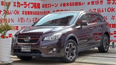 IMPREZA インプレッサ　ＸＶ　２．０Ｉ-Ｌ　アイサイト ４ＷＤ　✨フルタイム４ＷＤ&高性能ブレーキサポートアイサイト装備👀月々２万円台～ＯＫ✨　ストラーダＨＤＤナビ🌎　フルセグ走行中映像視聴可能📺！！運転快適装備レーダークルーズコントロール&パドルシフト&バックカメラ装備📷！！　本革シート＆シートヒーター搭載車🔥　アイドリングストップ搭載車で燃費性能バッチリです🤩車検２年付🚗福岡店専用HPでも在庫確認可能‼✨ 【carlifegroup.fukuoka.jp/】で検索🕵️‍♂️