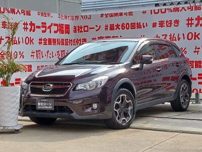 IMPREZA インプレッサ　ＸＶ　２．０Ｉ-Ｌ　アイサイト ４ＷＤ　✨フルタイム４ＷＤ&高性能ブレーキサポートアイサイト装備👀月々２万円台～ＯＫ✨　ストラーダＨＤＤナビ🌎　フルセグ走行中映像視聴可能📺！！運転快適装備レーダークルーズコントロール&パドルシフト&バックカメラ装備📷！！　本革シート＆シートヒーター搭載車🔥　アイドリングストップ搭載車で燃費性能バッチリです🤩車検２年付🚗福岡店専用HPでも在庫確認可能‼✨ 【carlifegroup.fukuoka.jp/】で検索🕵️‍♂️