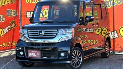 N-BOX　カスタム　G　ターボパッケージ　４WD　💖ワンオーナー車💖　走行距離6万キロ台～！！😊　ギャザースメモリーナビ🗾ワンセグTV走行中視聴可📺ＤＶＤ📀　駐車時に超！安心のバックカメラつき！　両側パワースライドドアで乗り降りも楽々できます👌　驚くほど広い後席で大人の方もゆったりお乗りいただけます🧸　🌜TOKYO店専用HPにて更新中❗ carlifegroup.tokyo.jpで検索🕵️‍♂️🌛《1年保証付》