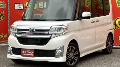 TANTO　タントカスタム　RS SA　🔥ターボ🔥　✨室内の広さNO.1✨大人気のハイトール軽自動車✨　両側パワースライドドアで乗り降りや荷物の出し入れラクラク💖　純正SDナビ🗾地デジフルセグTV＆DVD視聴可能📺📀　Bluetoothオーディオでスマホから音楽再生可能🎶　バック駐車時に安心のバックカメラつき👀　先進の安全装備✨スマートアシスト搭載😊　衝突警報機能や誤発進抑制機能（前方）、先行車発進お知らせ機能など装備💖　🌛TOKYO店専用HPにて更新中❗ carlifegroup.tokyo.jpで検索🕵️‍♂️🌛《1年保証》