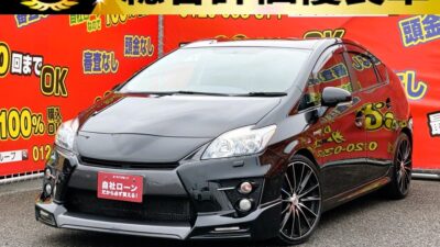 PRIUS　プリウス　G　LED　エディション【カスタム】【総合評価優良車&特別仕様車】　フロント社外バンパー&社外フロントハーフエアロ&社外19インチアルミホイールでカスタマイズ😎　純正SDナビ🗾地デジフルセグTV＆DVD走行中視聴可能📺📀　Bluetoothオーディオでスマホから音楽再生可能🎶　バックカメラ付きで安心駐車😊　カッコイイ見た目の2眼LEDヘッドライト💖　✨車検2年付✨　🌛TOKYO店専用HPにて更新中❗ carlifegroup.tokyo.jpで検索🕵️‍♂️🌛《1年保証》