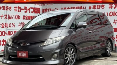 ESTIMA　エスティマ　アエラス　Ｇエデション【特別仕様車グレード】【カスタム】人気の中期型エスティマ再入庫！！✨直進安定性抜群の流線形ボディー✨カロッツェリアＨＤＤナビ🗾ＣＤ・ＤＶＤ💿ＭＤ🎵ＭＳＶ🎶７人乗りキャプテンシート💺タイプ・オットマン機能付きでクルーズ気分🚢✨乗り降り楽々の両側パワースライドドアー🚪クルーズコントロール&ビルドインETCで高速道路での長距離走行も楽々快適🚗福岡店専用HPでも在庫確認可能‼✨ 【carlifegroup.fukuoka.jp/】で検索🕵️‍♂️