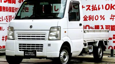 CARRY　キャリイトラック　KCエアコン・パワステ🤩4万キロ台🌟＂オートマチック車で便利な軽トラック🚚＂運転楽々なパワステ&エアコン付き💎三方開きで荷物の積み下ろしも楽々🌈車検2年付🌈🚗福岡店専用HPでも在庫確認可能‼✨ 【carlifegroup.fukuoka.jp/】で検索🕵️‍♂️