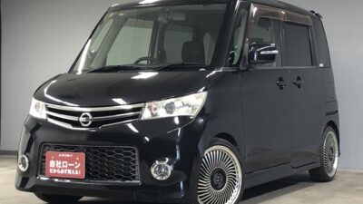 ROOX　ルークス　ハイウェイスター　ターボ 【総合評価優良車】【カスタム】TEIN製ダウンサス＆社外16インチAWで丁度良いローフォルム🚘両側パワースライドドアで乗り降りラクラク🎶純正SDナビ📺フルセグTV･DVD走行中視聴可能👀Bluetoothでスマホ接続して音楽再生可能🎶後席はフルフラット可能でお荷物を積みたい際でも便利📦️ＨＩＤヘッドライトで夜間も明るく走行💡安心安全抑止・ドライブレコーダー🌈🌛TOKYO店専用HPにて更新中❗ carlifegroup.tokyo.jpで検索🕵️‍♂️🌛《1年保証》