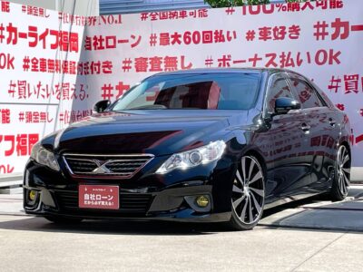 MARK X マークX　250Ｇ　リラックスセレクション【ユーザー買取車】【カスタム】ＴＯＹＯＴＡの人気ミドルセダン🚘高級感とスポーツ感を兼ね添えた1台✨月々２０，５００～の低価格😮ＴＥＩＮ車高調ローダウン＆社外１９インチＡＷ🌈ローフォルムの仕上がり👀純正ＨＤＤナビ🗾ＤＶＤ💿Ｂｌｕｅｔｏｏｔｈ🎶📞フルセグＴＶ📺走行中映像視聴可能🚘内外装程度良好✨納車時新品タイヤ装着🌈車検2年付✨🚗福岡店専用HPでも在庫確認可能‼✨ 【carlifegroup.fukuoka.jp/】で検索🕵️‍♂️