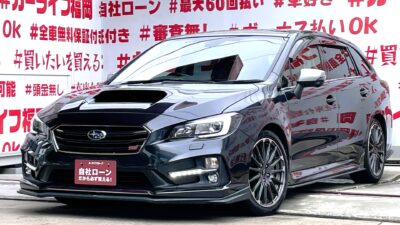 LEVORG　レヴォーグ　２．０ＳＴＩスポーツ アイサイト アドバンスドセーフティーパッケージ【４ＷＤ】✨２，０００ｃｃタイプの３００馬力を生み出すターボエンジン搭載車❢❢ＳＩ－ＤＲＩＶＥ切替でステーションワゴンのクルージングタイプから本格的なスポーツモードも楽しめる１台🚗カロッツェリアＨＤＤナビ🗾ＤＶＤ📀Ｂｌｕｅｔｏｏｔｈ📞🎶フルセグＴＶ内蔵型📺走行中映像視聴可能👀レーシングタイプの革巻スポーツステアリングで確実なグリップ力👐✨ボルドーレッド本革パワーシート💺前列シートヒーターまで搭載🌈安全先進機能も多数装備！！アイサイト支援🌈レーダークルコンで高速も楽々走行🚙シンプルなＳＴＩ３点リップタイプエアロ😊ビルシュタインショックで安定の剛性機能💪前後ドライブレコーダー機能でしっかり録画📷✨車検２年付✨🚗福岡店専用HPでも在庫確認可能‼✨ 【carlifegroup.fukuoka.jp/】で検索🕵️‍♂️