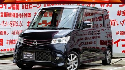 ROOX　ルークス　ハイウェイスター　アーバンセレクション　【特別仕様車】　月々1万円台～OK👍＂プッシュスタート・スマートキータイプ👆社外ナビ🗾ＤＶＤ📀Ｂｌｕｅｔｏｏｔｈ🎶📱ハンズフリー通話📞フルセグＴＶ内臓型📺走行中映像視聴可能👀😲両側スライド左側パワースライドドア機能・開閉楽々で便利🚪内外装程良好✨納車時新品タイヤ装着🌈🚗福岡店専用HPでも在庫確認可能‼✨ 【carlifegroup.fukuoka.jp/】で検索🕵️‍♂️