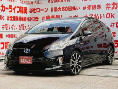 PRIUS　プリウス　S【後期型】💎ハイブリッドといえばプリウス🔋月々２万円台～🍃低燃費🍃Ｅｃｏ・ＪＣ０８モード・カタログ燃費３０．４ｋｍ／Ｌ🍃😲イクリプスSDナビ🗾ＤＶＤ💿Ｂｌｕｅｔｏｏｔｈ🎶📱📞フルセグＴＶ内蔵型📺🌈納車時新品タイヤ装着🌈車検2年付🌈🚗福岡店専用HPでも在庫確認可能‼✨ 【carlifegroup.fukuoka.jp/】で検索🕵️‍♂️