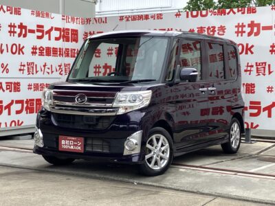 TANTO CUSTOM　タント　カスタムX　SA✨人気の600タント✨納車時、純正ＳＤナビに交換、バックカメラ装着で納車します🗾両側スライド片側パワースライドドアー機能&左センターピラーレス・開閉楽々で便利🚪乗り降りや荷物の出し入れラクラクです👪明るいＬＥＤヘッドライト＆フォグランプで夜間視野性も抜群バックカメラで駐車時の後方の安全もバッチリ📷🌈車検２年付🌈🚗福岡店専用HPでも在庫確認可能‼✨ 【carlifegroup.fukuoka.jp】で検索🕵️‍♂️