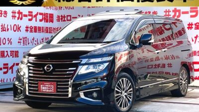 ELGRAND エルグランド　350ハイウェイスター＂後期型＂【総合評価優良車】💎大型フロントグリル＆シグネチャーＬＥＤポジションランプ採用😛ツインムーンルーフ付🌞純正ＨＤＤマルチナビ🗾ＤＶＤ💿Ｂｌｕｅｔｏｏｔｈ🎶📞フルセグＴＶ内蔵型📺電動開閉11インチ純正フリップダウンモニター📺大型モニター＆ＢＯＳＥサウンドシステム搭載で後席でも充実したメディア環境🎶両側パワースライドドアー＆パワーバックドアー機能搭載😲女性でも楽々開閉🚪🌞サイドサンシェード付きでＵＶ😎プライバシーもＯＫ✨７人乗りキャプテンシートタイプ・オットマン付💎ハーフレザーシート💺で更に高級感を演出💺車庫入れもアラウンドビューモニターで簡単駐車🔧🌈内外装程度良好🌈車検２年付🚗福岡店専用HPでも在庫確認可能‼✨ 【carlifegroup.fukuoka.jp/】で検索🕵️‍♂️