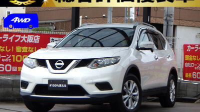 X-TRAIL　エクストレイル 20X　4WD　【総合評価優良車】　人気のミディアムクラスの本格的SUV⛺　運転席から自由自在に2WD、4WD、AUTOが切替可能の電子制御4WDシステム搭載🔋　防水加工シートや後席もフルフラットにでき、前席はシートヒーターも搭載で春夏秋冬問わずアウトドアにも最適🌳　革巻きステアリングなど車内は革素材が多く使われており高級感もあります🔱　🌜大阪店専用HPも要チェック❗carlifegroup.jp で検索🕵️‍♂️　Instagram・Twitter・TikTokも随時更新中❗❗🌛《1年保証付》
