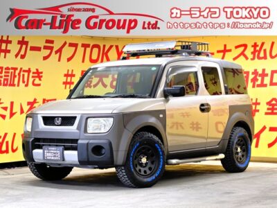 ELEMENT　エレメント　ベースグレード　【4WD】【カスタム】　💎新品デイトナ１６インチＡＷ＆新品ホワイトレター付オープンカントリーＲ／Ｔタイヤ装着💎✨珍しい観音開きドア🚪ラゲッジルームも上下観音開きで荷物の積み下ろしも場面に応じて自由自在🤩カロッツェリアメモリーナビ🗾ＣＤ・ＤＶＤ📀😎高速走行も楽々🎶快適のＥＴＣ装備✨ＨＩＤヘッドライトで視界も良好🔦🚗✨車検２年付✨🌜TOKYO店専用HPにて更新中❗ carlifegroup.tokyo.jpで検索🕵️‍♂️🌛