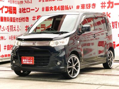 WAGON R STINGRAY　ワゴンR　スティングレー X【ユーザー買取車】＂軽自動車の王道・ワゴンＲ＂🚗プッシュスタート🔘スマート―キータイプ✨ＨＩＤヘッドライト標準装備💡アイドリングストップ機能付🍃ＪＣ０８モード・カタログ燃費２８．８ｋｍ／Ｌ🎉驚異の燃費🍃😲ｗｏｒｋ・ＳＣＨＷＥＲＴ １７インチＡＷ装着済🔥納車時新品タイヤ装着🌈🚗福岡店専用HPでも在庫確認可能‼✨ 【carlifegroup.fukuoka.jp/】で検索🕵️‍♂️ フルセグＴＶ内蔵ナビゲーション・取付プランあります！！詳しくはお問い合わせください😊