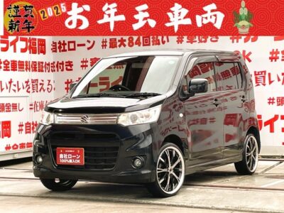 WAGON R STINGRAY　ワゴンR　スティングレー X【ユーザー買取車】＂軽自動車の王道・ワゴンＲ＂🚗プッシュスタート🔘スマート―キータイプ✨ＨＩＤヘッドライト標準装備💡アイドリングストップ機能付🍃ＪＣ０８モード・カタログ燃費２８．８ｋｍ／Ｌ🎉驚異の燃費🍃😲ｗｏｒｋ・ＳＣＨＷＥＲＴ １７インチＡＷ装着済🔥納車時新品タイヤ装着🌈🚗福岡店専用HPでも在庫確認可能‼✨ 【carlifegroup.fukuoka.jp/】で検索🕵️‍♂️ フルセグＴＶ内蔵ナビゲーション・取付プランあります！！詳しくはお問い合わせください😊