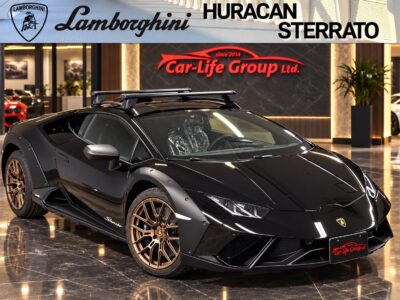 Lamborghini  Huracan　ウラカン　ステラ―ト「LDF」　【４ＷＤ】＂全地形対応型スーパースポーツカー・全世界１４９９台限定販売＂🏁５，２００ｃｃ・Ｖ１０エンジン🔥６１０馬力🔥時速１００ｋｍ到達時間＂３．４秒＂😲ベース車両「ウラカンＥＶＯ」に対して４４ｍｍの車高ＵＰ👆フロントアンダーボディプロテクション・サイドステップ・ホイールアーチ・ルーフスクープを装備したオフロード仕様🪨Ｐ－ＴＣＳはステラ―ト専用にキャリブレーション🔘「Strada」「Sport」「Rally」のANIMAセレクターが可能💎令和６年５月登録・走行距離５００ｋｍ・法人ワンオーナー車💎