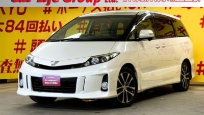 ESTIMA　エスティマ　アエラス　【後期型】＂TOKYO店 後期型 再入庫✨＂🌟直進安定性抜群の流線形ボディ✨純正ＳＤナビ🗾ＣＤ・ＤＶＤ💿Ｂｌｕｅｔｏｏｔｈ🎶📱📞地デジフルセグＴＶ内蔵型📺走行中映像視聴可能🎥７人乗りキャプテンシート💺タイプ・オットマン機能付きでクルーズ気分🚢両側パワースライドドアタイプ・楽々開閉🚪✨🌈月々３万円台～ＯＫ🌈納車時新品タイヤ装着🌈車検２年付🌈🌛TOKYO店専用HPにて更新中❗ carlifegroup.tokyo.jpで検索🕵️‍♂️🌛