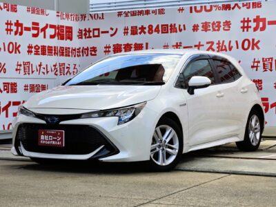 COROLLA SPORT　カローラスポーツ　ハイブリッドG　💫カーライフ福岡店🎊初入庫💫高燃費とスポーツタイプの融合🎉直列４気筒エンジン搭載で抜群の走行性能🔥純正９インチＳＤナビ✨ＤＶＤ📀Ｂｌｕｅｔｏｏｔｈ🎵📞フルセグ内蔵型ＴＶ📺走行中映像視聴可能👀夜間走行時に明るく見やすいＬＥＤヘッドライト＆オートＨｉビーム機能付🔦レーダークルーズコントロール＆ビルドインＥＴＣで高速道路での長距離走行も楽々快適🚗🎶ＪＣ０８モード３４.２ｋｍ/リットルと最高レベルの低燃費🍀🚗福岡店専用HPでも在庫確認可能‼✨ 【carlifegroup.fukuoka.jp/】で検索🕵️‍♂️