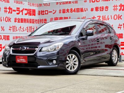 IMPREZA　インプレッサスポーツ　1.6ⅰ-Ｌ 　💎ＭＴ免許が無くても乗れるスポーツ車💎福岡店再入庫🌈軽快な走りをしてくれる楽しい一台✨ストラーダＨＤＤナビ🗾ＤＶＤ💿Ｂｌｕｅｔｏｏｔｈ🎶📱📞フルセグＴＶ内蔵型📺走行中映像視聴可能👀リアシートもフラットになるのでラゲッジスペース大容量🌿明るいＨＩＤヘッドライト＆フォグランプで夜間走行も視野確保🔦月々１万円台～ＯＫ🌈車検２年付🌈🚗福岡店専用HPでも在庫確認可能‼✨ 【carlifegroup.fukuoka.jp/】で検索🕵️‍♂️