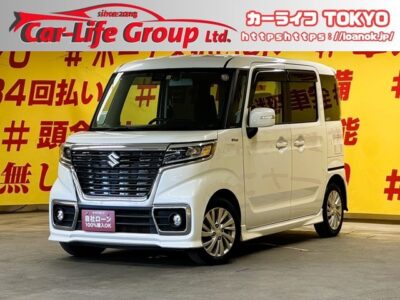 SPACIA CUSTOM　スペーシアカスタム　ハイブリッドGS　✨高年式ハイブリッドハイトワゴン✨　💎最新の安全装備多数💎　スズキセーフティーサポート😊　デュアルセンサーブレーキサポート&衝突軽減ブレーキ！　燃費向上！アイドリングストップ機能✨　フルセグTV📺DVD📀Bluetooth🎶　明るく見やすいLEDヘッドライト👀　両側スライドドア搭載🚪乗り降りや荷物の出し入れラクラクです👪　月々３万円台～✨　🌜TOKYO店専用HPにて更新中❗ carlifegroup.tokyo.jpで検索🕵️‍♂️🌛《1年保証付》