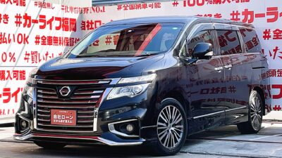 ELGRAND エルグランド　250ハイウェイスター＂後期型＂ 🌈後期型車両再入庫💎大型フロントグリル＆シグネチャーＬＥＤポジションランプ採用・純正フロントハーフエアロ装着済😛純正ＨＤＤマルチナビ🗾ＤＶＤ💿Ｂｌｕｅｔｏｏｔｈ🎶📞フルセグＴＶ内蔵型📺走行中映像視聴可能👀両側スライドドア＆左側パワースライドドア搭載😲女性でも楽々開閉🚪🌞サイドサンシェード付きでＵＶ😎プライバシーもＯＫ✨７人乗りキャプテンシートタイプ・オットマン付💎ハーフレザーシート💺で更に高級感を演出💺車庫入れもアラウンドビューモニターで簡単駐車🔧🌈納車時新品タイヤ装着🌈車検２年付🚗福岡店専用HPでも在庫確認可能‼✨ 【carlifegroup.fukuoka.jp/】で検索🕵️‍♂️