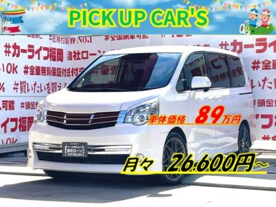 NOAH　ノア　Si　G’ｓ【特別仕様車】【総合評価優良車】【カスタム】イクリプスＨＤＤナビ🗾ＤＶＤ💿ミュージックサーバー💾フルセグＴＶ内蔵型📺走行中映像視聴可能👆専用フロアマット🏁専用ＦＲエアロ・専用２本出しデュアルマフラー🔥専用ショック＆ダウンサス✨ローフォルム化されたスポーツミニバン🏁ミニバン特有のロールも軽減👀７人乗りキャプテンシートタイプ💺🚗福岡店専用HPでも在庫確認可能‼✨ 【carlifegroup.fukuoka.jp/】で検索🕵️‍♂️