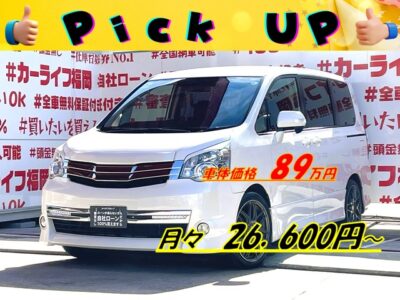 NOAH　ノア　Si　G’ｓ【特別仕様車】【総合評価優良車】【カスタム】イクリプスＨＤＤナビ🗾ＤＶＤ💿ミュージックサーバー💾フルセグＴＶ内蔵型📺走行中映像視聴可能👆専用フロアマット🏁専用ＦＲエアロ・専用２本出しデュアルマフラー🔥専用ショック＆ダウンサス✨ローフォルム化されたスポーツミニバン🏁ミニバン特有のロールも軽減👀７人乗りキャプテンシートタイプ💺🚗福岡店専用HPでも在庫確認可能‼✨ 【carlifegroup.fukuoka.jp/】で検索🕵️‍♂️