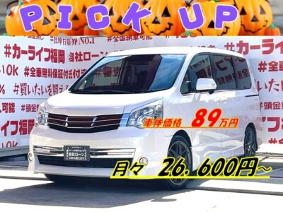 NOAH　ノア　Si　G’ｓ【特別仕様車】【総合評価優良車】【カスタム】イクリプスＨＤＤナビ🗾ＤＶＤ💿ミュージックサーバー💾フルセグＴＶ内蔵型📺走行中映像視聴可能👆専用フロアマット🏁専用ＦＲエアロ・専用２本出しデュアルマフラー🔥専用ショック＆ダウンサス✨ローフォルム化されたスポーツミニバン🏁ミニバン特有のロールも軽減👀７人乗りキャプテンシートタイプ💺🚗福岡店専用HPでも在庫確認可能‼✨ 【carlifegroup.fukuoka.jp/】で検索🕵️‍♂️