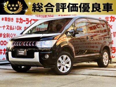 DELICA　デリカD5　Gパワーパッケージ　【総合評価優良車】両側パワースライドドア付で乗り降り楽々快適🚪４ＷＤ切替モードで悪路走行もお任せ💪高速走行はクルーズコントロールで楽々運転🏁素早いシフトチェンジはパドルシフトにお任せエクリプスＨＤＤナビ🗾ＤＶＤ💿ミュージックサーバー💾フルセグＴＶ内蔵型📺走行中映像視聴可能👀👐納車時新品タイヤ装着🚗福岡店専用HPでも在庫確認可能‼✨【carlifegroup.fukuoka.jp/】で検索🕵️‍♂️