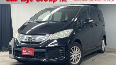 FREED　フリードHV　ジャストセレクション　ファミリー層に大人気のコンパクトサイズのスライドドアタイプ👨‍👩‍👧‍👦　ホンダ純正HDDナビ🎶ワンセグTV＆DVD📺📀ステアリングスイッチで操作も楽々😆　バック駐車時に安心・安全のバックカメラ！　高速道路で大活躍なクルーズコントロール&ビルドインETC装備😊　夜間でも明るいHIDヘッドライト🔦　乗り降りに便利でうれしい両側パワースライドドア🚪　✨車検2年付✨　🌛TOKYO店専用HPにて更新中❗ carlifegroup.tokyo.jpで検索🕵️‍♂️🌛《1年保証付》