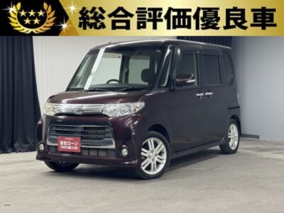 TANTO　タントカスタム　RS  ターボ　【総合評価優良車】　HDDナビ🗾地デジフルセグTV📺DVD📀Bluetoothでスマホから音楽再生可能🎶インタークーラーターボ×ツインカムエンジンで走りに定評ある1台です😄HIDヘッドライト+フォグランプで夜間の視認性も抜群です🔦左側パワスラで乗り降りもラクラクです👍🌛TOKYO店専用HPにて更新中❗ carlifegroup.tokyo.jpで検索🕵️‍♂️🌛《1年保証》