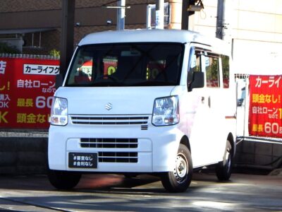 EVERY　エブリィバン　PC　配送業者さん必見の軽バン🚚　後席フルフラットにすれば大容量スペースが確保できるのでお荷物もたくさん載ります🙌　ドライブレコーダーも付いていて安心してお仕事でも使用可能🙌　キーレスなのでドアの開け閉めも楽々できます🔑　🌜大阪店専用HPも要チェック❗carlifegroup.jp で検索🕵️‍♂️　Instagram・Twitter・TikTokも随時更新中❗❗🌛《1年保証付》