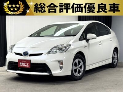 PRIUS　プリウス　Ｓ　【後期型】【総合評価優良車】 地デジフルセグTV📺DVD📀Bluetooth♬　エンジン楽々スタート！スマートキー&プッシュスタート付き😄　カタログ燃費JC08モード30.4㎞/ℓ🔋お財布に優しいお車ナンバー１です👛　✨車検2年付✨ 月々２万円台～😆　🌛TOKYO店専用HPにて更新中❗ carlifegroup.tokyo.jpで検索🕵️‍♂️🌛《1年保証》