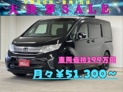 STEPWGN ステップワゴン　G　【総合評価優良車】　✨TOKYO店初入庫✨車検2年付✨Gathersインターナビ🗾ＤＶＤ💿Ｂｌｕｅｔｏｏｔｈ🎶ＶＴＥＣターボエンジン搭載🚗両側パワースライドドアー・サイドシェード付✨純正フリップダウンモニター付で後部座席も快適にドライブ出来ます👌わくわくゲートを採用・通常オープンとテールゲートの横開きで床も低いので荷物の積み下ろしも楽々😊🌈車検２年付🚗TOKYO店専用HPでも在庫確認可能‼✨carlifegroup.tokyo.jpで検索🕵️‍♂️🌛《1年保証》